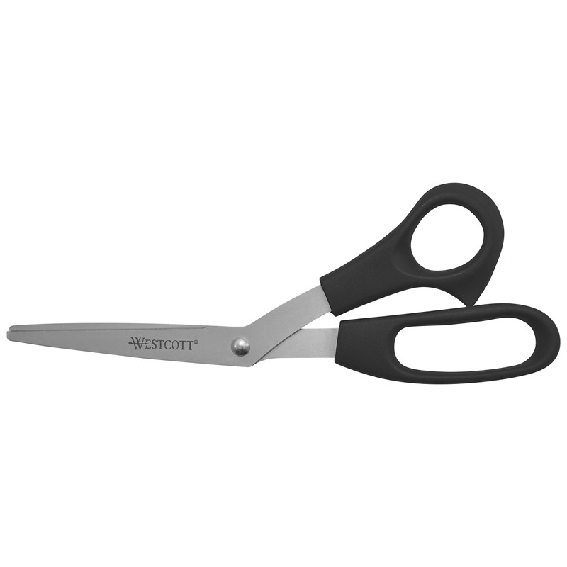 Westcott All Purpose Value Scissors, 8" Bent, Pack of 3,