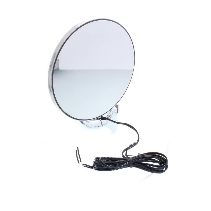 4" Peep Mirrors w/Turn Signals, Fits Driver and Passenger -