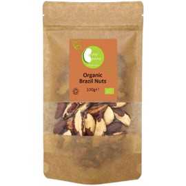 Organic Brazil Nuts - Certified Organic - by Busy Beans Organic (100g)