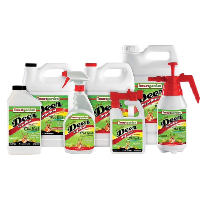 I Must Garden Deer Repellent: Mint Scent Deer Spray for