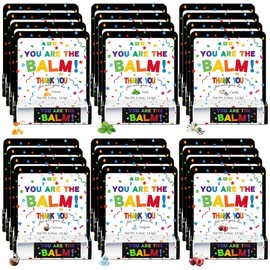 24 Pcs Employee Appreciation Lip Balms Bulk Staff Appreciation Gifts Thank You Team End of Year Employee Gifts You Are The Balm Bulk for Coworkers Teacher Worker Leaving Farewell Party Favor