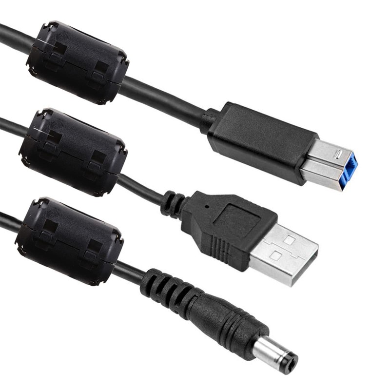 TEHAUX 20 Pack Ferrite Ring Filters Cable Noise Wraps Magnetic