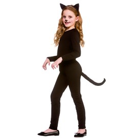 Wicked Costumes Girls Black Cat Fancy Dress Costume - Large (8-10 Years)