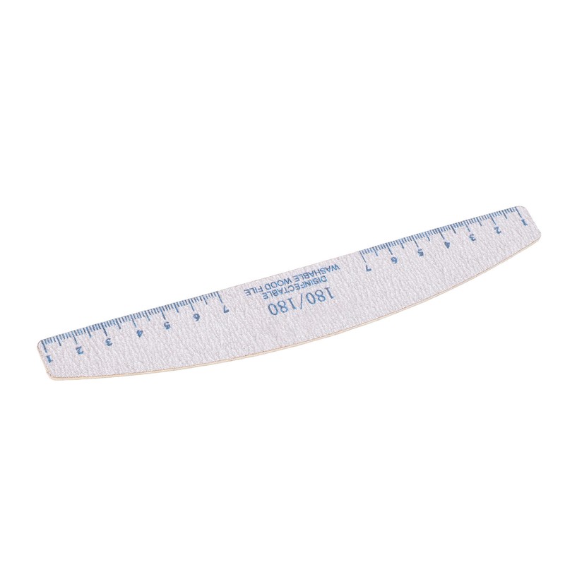50PCS 180/180 Grit Nail File Reusable Washable Professional Nail Care