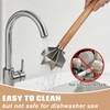 QAWRZZPR 6-Blade Stainless Steel Meat Masher & Meat Chopper -
