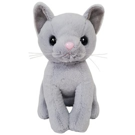 【BESTEVER】猫 ネコ ぬいぐるみ リアル 子猫 仔猫 手のリサイズ 肉球刺繍 誕生日 ギフト プレゼント【Premium Kitty】ロシアンブルー ベストエバージャパン