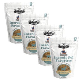 Dr. Pol Healthy All Natural Dog Treats - Incredi-Pol Pet Treats Made in USA, Dog Biscuits, Large or Small Dogs, Baked Puppy Training Biscuits, Corn-Free, Gourmet Dog Treats, Chicken Parmesan, 12oz x4