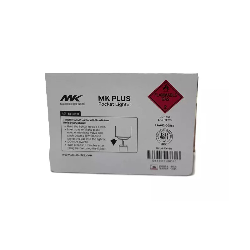 MK 50 Ct MK Plus Five Assorted Color Refillable Lighter