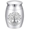 CREATCABIN Tree of Life Small Urns for Ashes Mini Keepsake