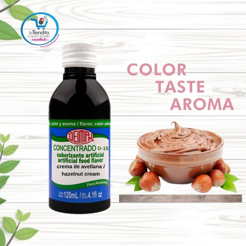 Deiman Artificial Food Flavoring Hazelnut Cream Concentrate D-15(4 fl oz)