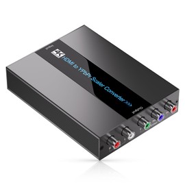 4K@60Hz HDMI to Component Converter, HDMI to YPbPr Converter with Scaling Function, Zoom Function, Resolution and Frame Rate Conversion