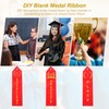 PATIKIL 50Pcs Blank Award Ribbons, 8" x 2" Blank Participation