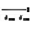HARDJULAN 4FT Heavy-Duty Box Rail with 2 X Bracket, 450