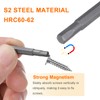 sourcing map 5pcs H3.5 Hex Screwdriver Bit 5/32" Hex Shank