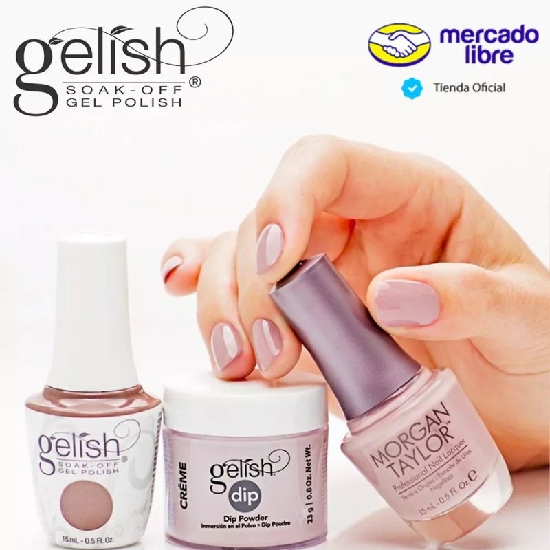 Gelish Dip Powder 23gr Polvo De Inmersion Dont Worry Be