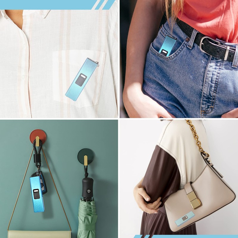 REAX Keychain USB Rechargeable with LED Flashlight