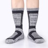 YUEDGE Men's 5 Pairs Wicking Breathable Cushion Comfortable Casual Crew