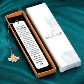 Teacher Appreciation Gifts Teacher Gifts for Women Men Teachers' Day Gifts for Teacher Thank You Gifts from Student Graduation Retirement Back to School Birthday Gifts for Teacher Bookmark Christmas