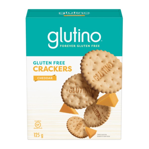 Glutino Crackers Cheddar 125g