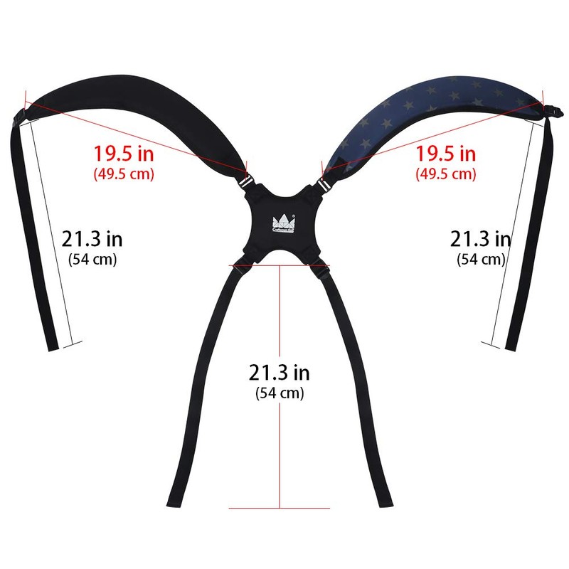 Craftsman Golf Adjustable Waterproof Star Golf Bag Backpack Double Shoulder