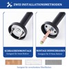 Misuyue Wall Door Stopper Stainless Steel 8.5 cm Door Stopper
