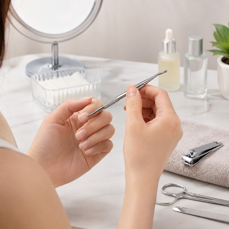 Nail Cleaning Tool for Daily Grooming – Stainless Steel Non-Slip