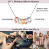 Senteria Sterling Silver Necklace for Women 50Th Birthday Gifts Necklace