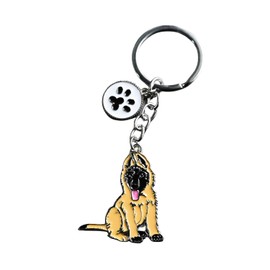 BT Bear Dog Key-ring Keychain,DO ID Tag Cute Metal Dog Keychain Keyring Keyfob Bag Charm,German Shepherd Dog
