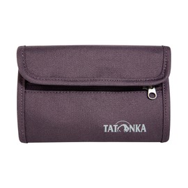Tatonka ID Wallet RFID B - Velcro Wallet with 3 Credit Card Compartments, 2 Viewing Windows, Note Compartment and Zip Compartment for Coins - 14.5 x 9.5 x 1 cm - RFID Blocker, Midnight Plum, Wallet