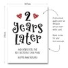 2nd Year Anniversary Card - The Best Decision I Ever