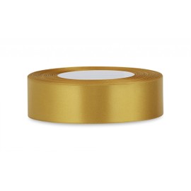 25 Yards / 23Meters of Satin Ribbon 12mm for Tying Gifts, Party, Sew, Wedding, Decorations, Crafts Apron, Dress, Events. Many Colours Buy Any 3 Colours & GET 1 Free (Gold)