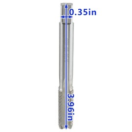 MOTOALL 9/16-20 TPI Right & Left Hand Thread Tap HSS for Bike Crank Repair