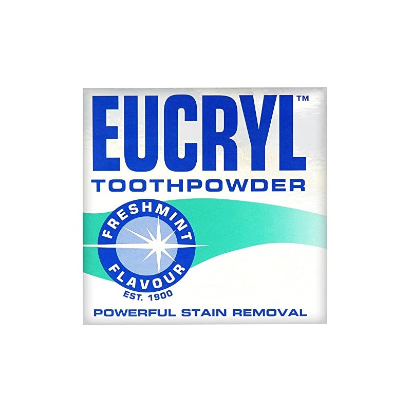 Eucryl Tooth Powder Freshmint 50 g, 50 g (Pack of
