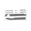 Powered by SRT Engine Cover Overlay Decals for Challenger and