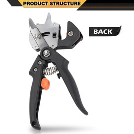 CNNELL Scissors Garden Tree Grafting Knife Pruning Pruner Shears Snip Cutting Tool Kit