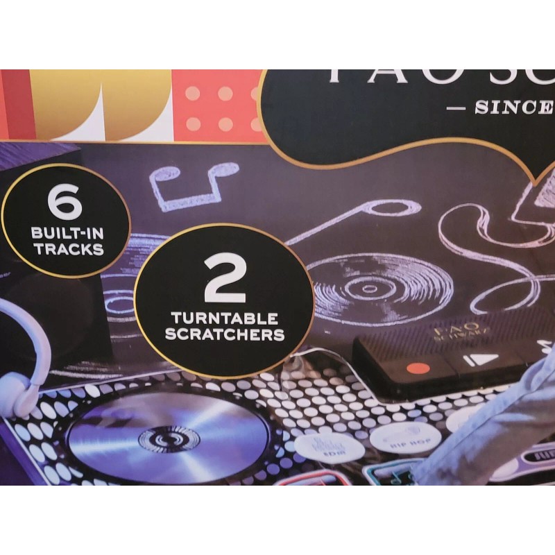FAO Schwarz Giant Electronic DJ Mixer Mat with Piano Keyboard