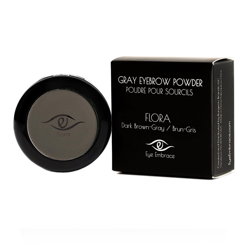 Eye Embrace Gray Eyebrow Powder, Hair Powder, Root Cover-Up –