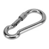 2pcs Stainless Steel Locking Clip Outdoor Camping Locking Buckle for