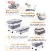 DDMOMMY 20-30 Lbs Rice Storage Container,Collapsible Food Storage Containers with