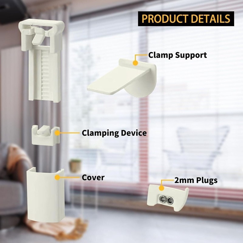 2 Sets Blinds Mounting Brackets Firmly Fixing Window Blind Brackets