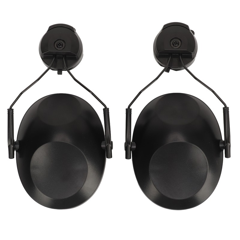 1 Pair Helmet Attachable Ear Muff Noise Canceling Soft Comfortable