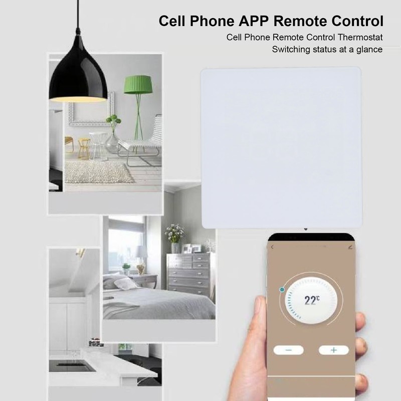 Digital Thermostat IP20 Waterproof WIFI Cell Phone APP Remote Control
