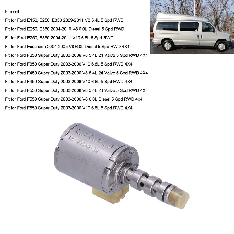 Transmission Solenoid Valve 3C3Z-7J136-BA Replacement Fit for Ford E150 E250