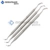 OdontoMed2011 Dental Elevator Sharp END Root TIP Pick 3 Pieces