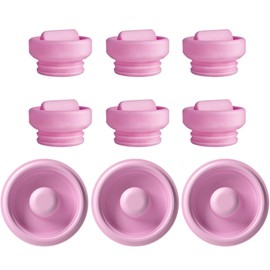 Yeabetter - Paquete de 6 válvulas de pico de pato y 3 sellos de bomba compatibles con la bomba Elvie Stride, piezas de repuesto para extractor de leche, diafragma de silicona, esenciales para la