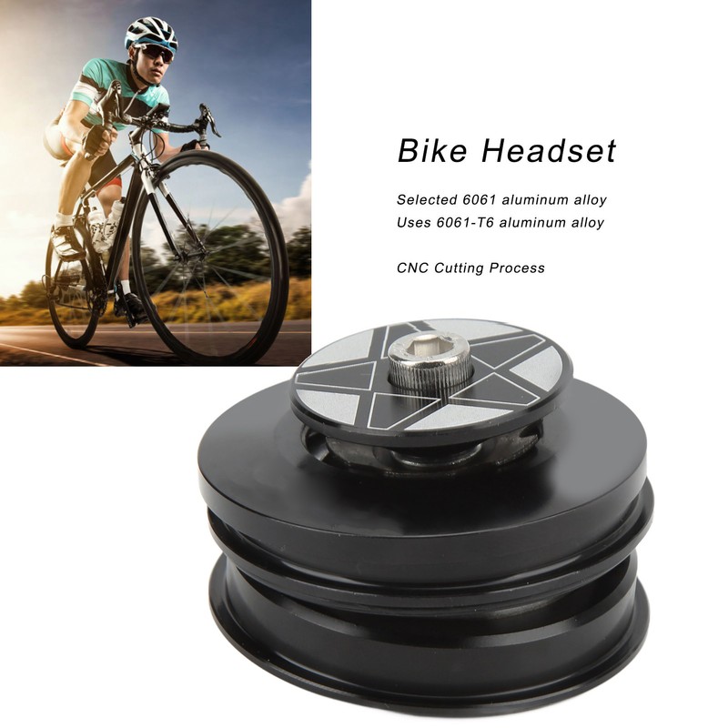 RISK Bike Headset Speed Drop Bearing Headset for 49.7mm Cone