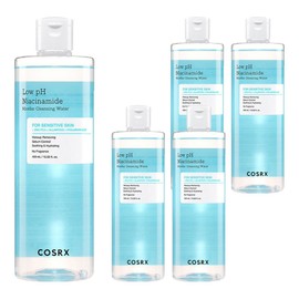 COSRX Mildly Acidic Niacinamide Micellar Cleansing Water, 400ml, 5 pieces / 코스알엑스 약산성 나이아신아마이드 미셀라 클렌징 워터, 400ml, 5개