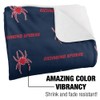 University of Richmond Blanket, 50"x60" Logo Pattern Silky Touch Sherpa