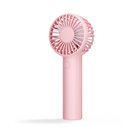 Edvision Mini Handheld Fan, Powerful 3 Speed Portable Personal Fan, Cute and Pocket Design, USB Rechargeable for Makeup/Lash/Travel/Outdoors, Summer Gift for Stylish Girls Women Kids-Pink