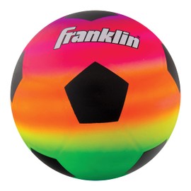 Franklin Sports Kids Mini Soccer Ball - Vibe Kids Indoor + Outdoor Soccer Ball - Rainbow Kids PVC Ball - Great Playground Ball + Kickball for Kids - Fun Kids Toy Soccer Ball - Mini Indoor Soccer Ball